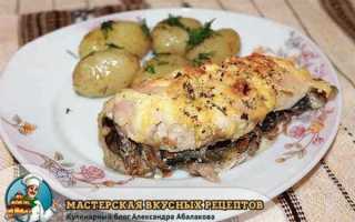 Пошаговый рецепт с фото и видео. Фаршированные куриные грудки с грибами – прекрасное блюдо для праздничного стола Грудка фаршированная грибами и сливочным сыром