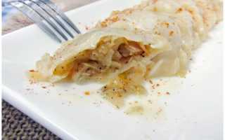 Вареники с квашеной капустой — очень вкусный рецепт